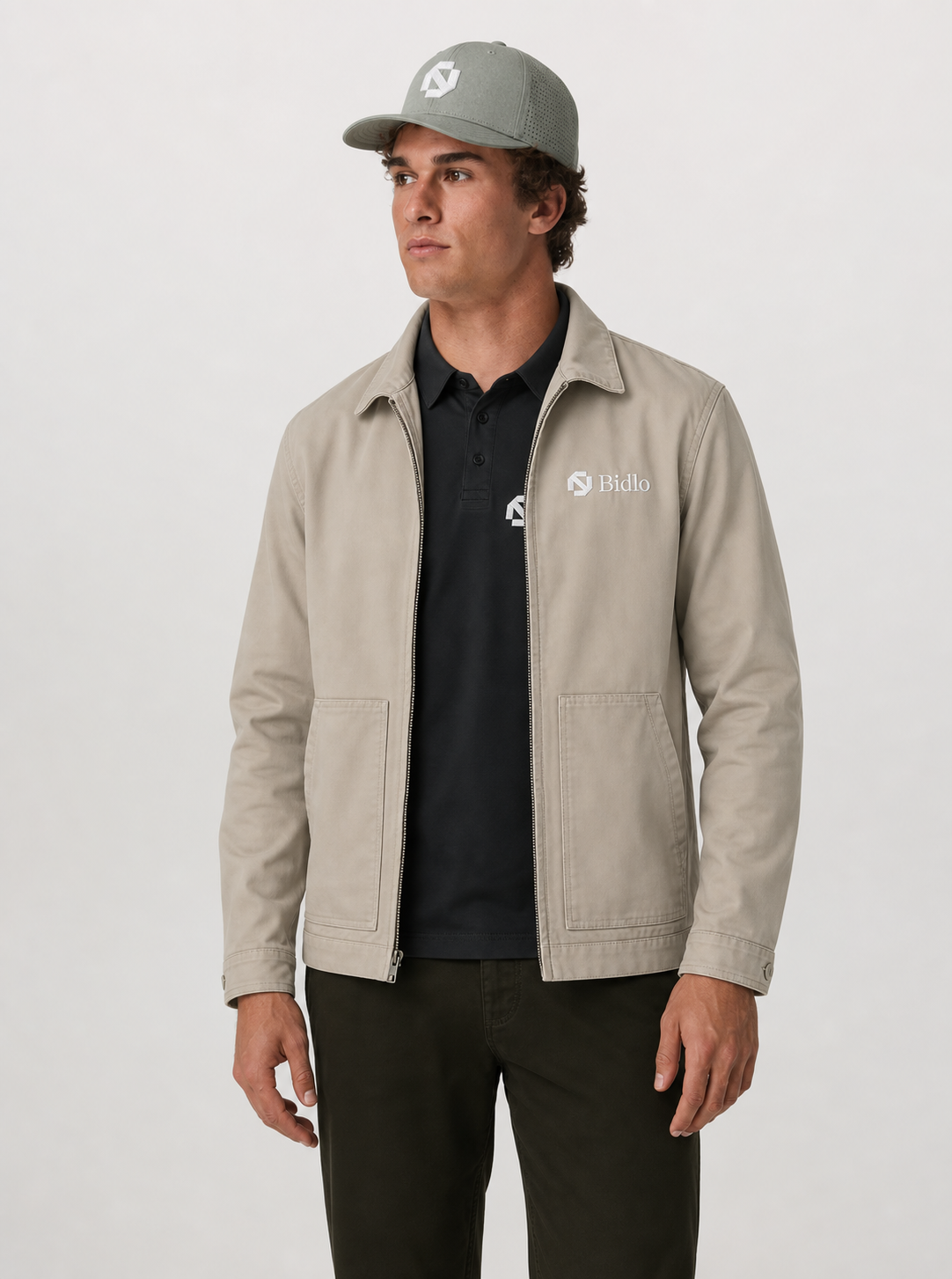 Male model wearing Drop 01